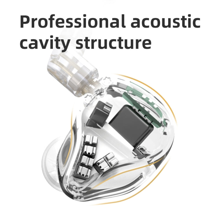 KZ ASX 20 unità Balance Armature Monitor Auricolare cablato HiFi In-Ear, No Mic, With Mic