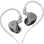 KZ DQ6 Auricolare con cavo In-Ear HiFi dinamico a 3 unità, No Mic, With Mic