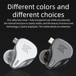 KZ DQ6 Auricolare con cavo In-Ear HiFi dinamico a 3 unità, No Mic, With Mic