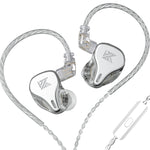 KZ DQ6 Auricolare con cavo In-Ear HiFi dinamico a 3 unità, No Mic, With Mic