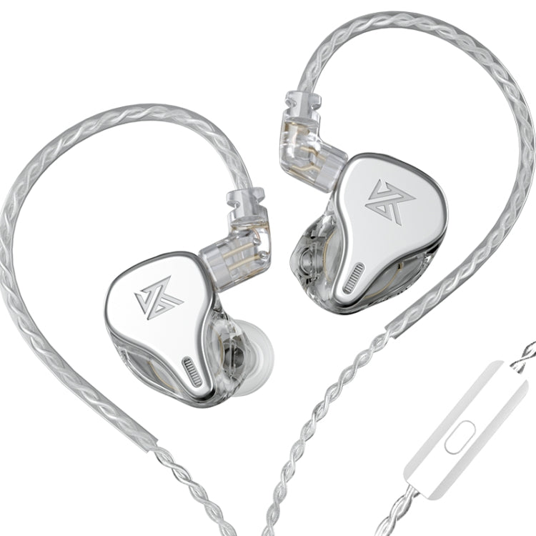 KZ DQ6 Auricolare con cavo In-Ear HiFi dinamico a 3 unità, No Mic, With Mic