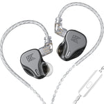 KZ DQ6 Auricolare con cavo In-Ear HiFi dinamico a 3 unità, No Mic, With Mic
