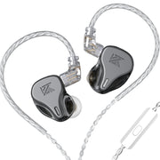 KZ DQ6 Auricolare con cavo In-Ear HiFi dinamico a 3 unità, No Mic, With Mic