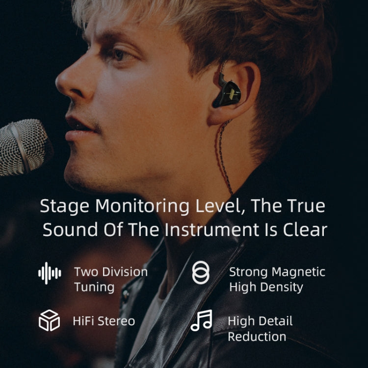 Auricolare cablato KZ EDX Dynamic Monitor HiFi In-Ear, No Mic, With Mic