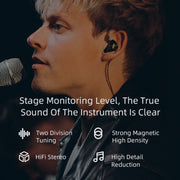 Auricolare cablato KZ EDX Dynamic Monitor HiFi In-Ear, No Mic, With Mic