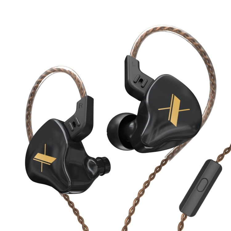 Auricolare cablato KZ EDX Dynamic Monitor HiFi In-Ear, No Mic, With Mic