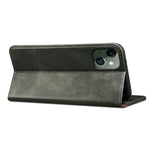 Custodia portafoglio in pelle con slot carte per iPhone 13 mini