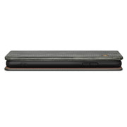 Semplice custodia in pelle a vibrazione orizzontale con trama di cavallo pazzo cerato con slot per schede e portafoglio, For iPhone 13, For iPhone 13 Mini, For iPhone 13 Pro, For iPhone 13 Pro Max