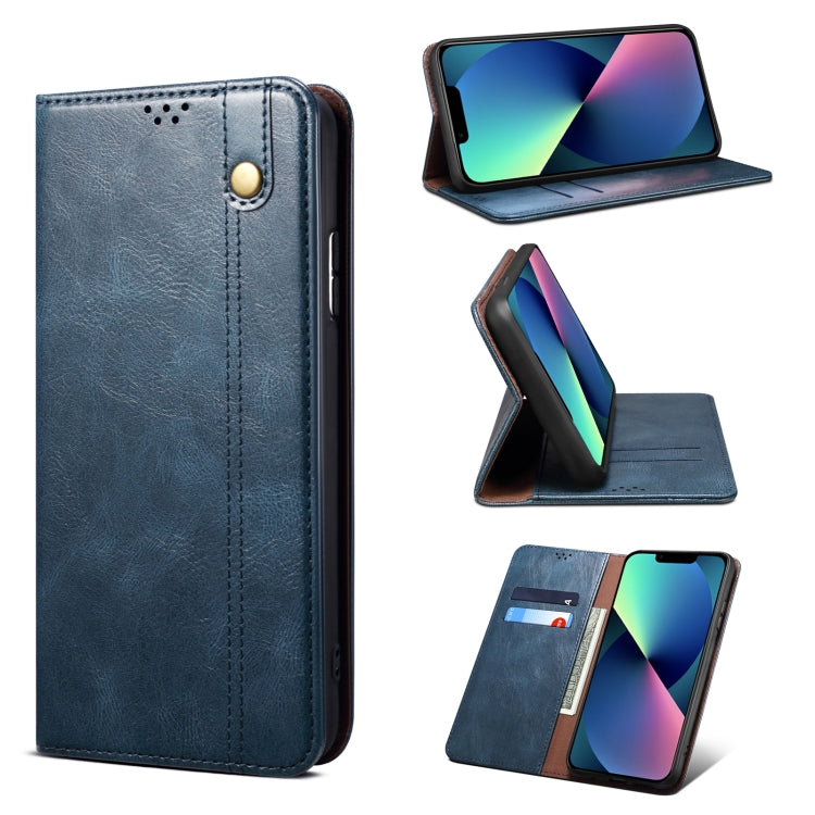 Custodia portafoglio in pelle con slot carte per iPhone 13 mini