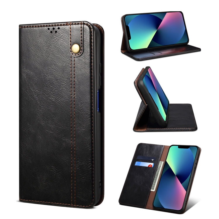 Custodia portafoglio in pelle con slot carte per iPhone 13 mini