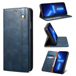 Custodia portafoglio in pelle con slot carte per iPhone 13 mini