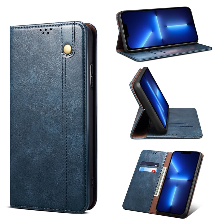 Custodia portafoglio in pelle con slot carte per iPhone 13 mini