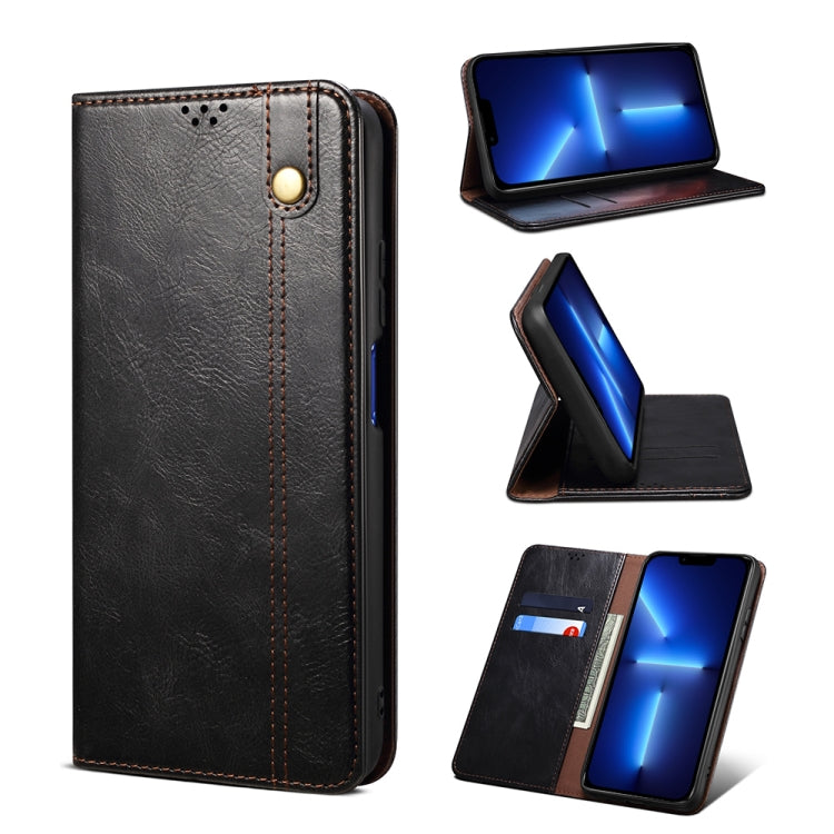 Custodia portafoglio in pelle con slot carte per iPhone 13 mini
