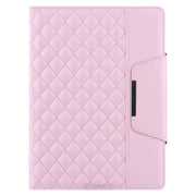 Custodia in pelle flip orizzontale con motivo a scacchi con supporto, slot per schede e cinturino da polso, For iPad 10.2 (2021 / 2020 / 2019), For iPad Pro 11 (2021 / 2020 / 2018), For iPad mini 5 / 4, For iPad 9.7 (2018 / 2017)