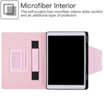 Custodia portafoglio in pelle PU per iPad con slot carte