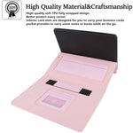 Custodia portafoglio in pelle PU per iPad con slot carte