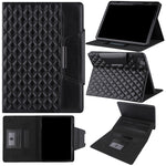 Custodia portafoglio in pelle PU per iPad con slot carte