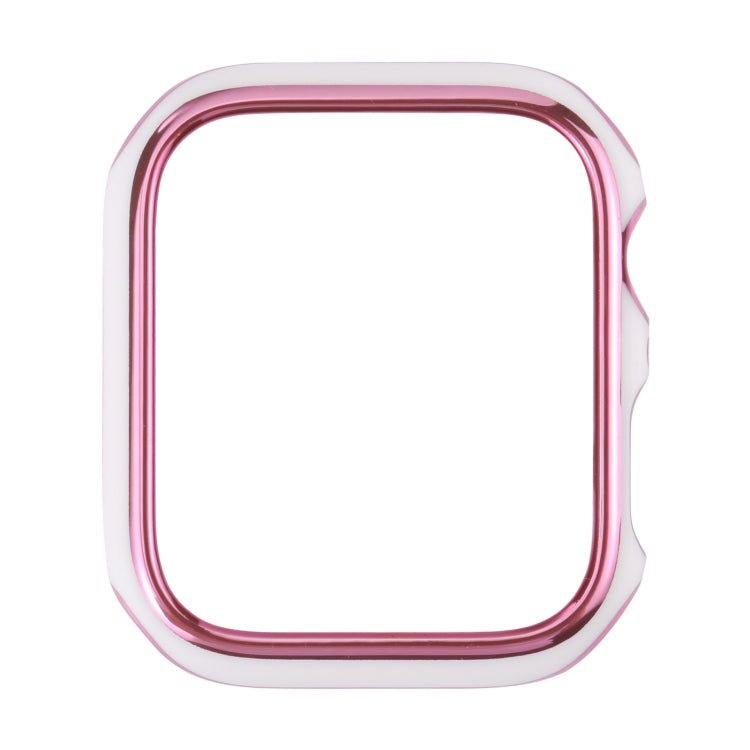 Custodia protettiva per PC galvanica a due colori, For Apple Watch Series 3 & 2 & 1 42mm