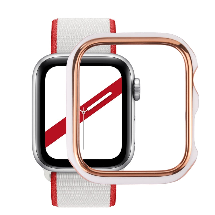 Custodia protettiva per PC galvanica a due colori, For Apple Watch Series 3 & 2 & 1 42mm