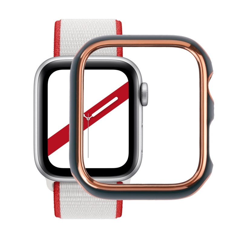 Custodia protettiva per PC galvanica a due colori, For Apple Watch Series 3 & 2 & 1 42mm