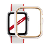 Custodia protettiva per PC galvanica a due colori, For Apple Watch Series 3 & 2 & 1 42mm