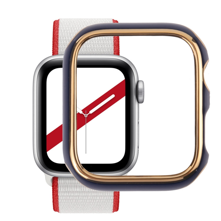 Custodia protettiva per PC galvanica a due colori, For Apple Watch Series 3 & 2 & 1 42mm