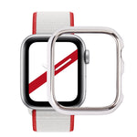 Custodia protettiva per PC galvanica a due colori, For Apple Watch Series 6 / 5 / 4 / Watch SE 40mm