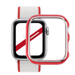 Custodia protettiva per PC galvanica a due colori, For Apple Watch Series 3 & 2 & 1 38mm