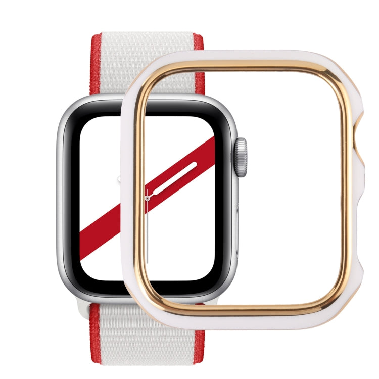 Custodia protettiva per PC galvanica a due colori, For Apple Watch Series 3 & 2 & 1 38mm