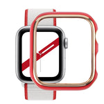 Custodia protettiva per PC galvanica a due colori, For Apple Watch Series 3 & 2 & 1 38mm