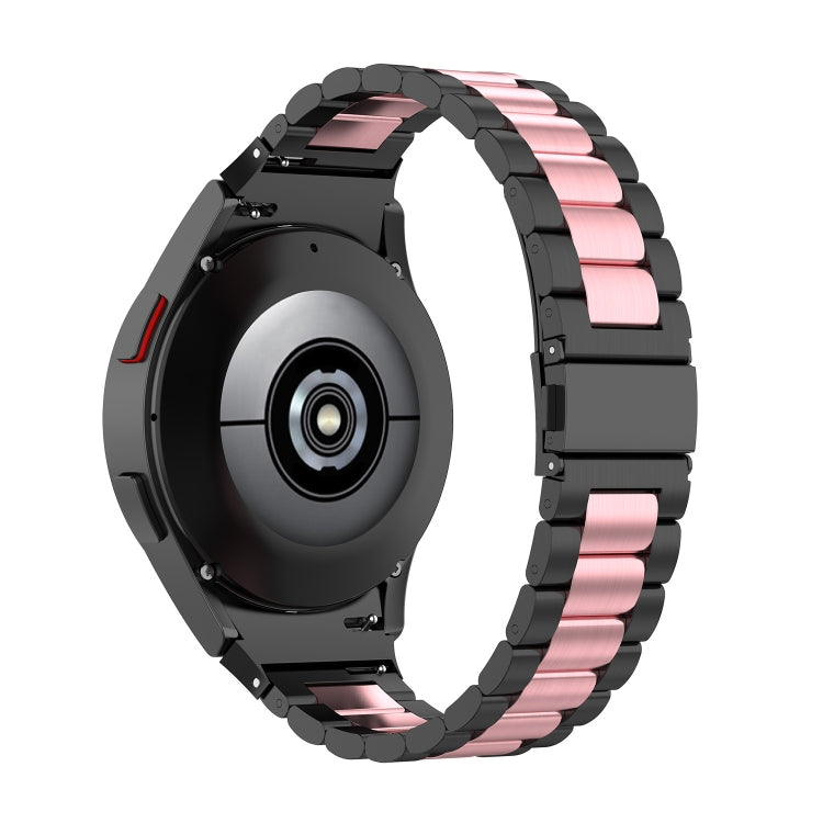 Cinturino di ricambio per cinturino in acciaio a tre ceppi, For Samsung Galaxy Watch4 / Watch4 Classic