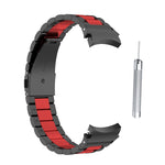 Cinturino di ricambio per cinturino in acciaio a tre ceppi, For Samsung Galaxy Watch4 / Watch4 Classic