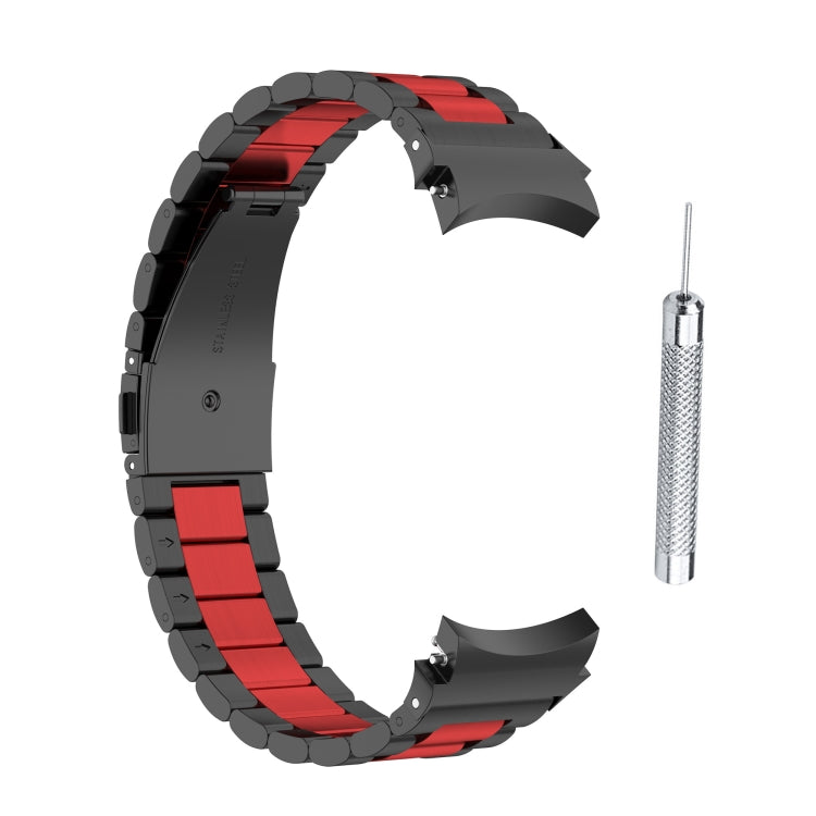 Cinturino di ricambio per cinturino in acciaio a tre ceppi, For Samsung Galaxy Watch4 / Watch4 Classic