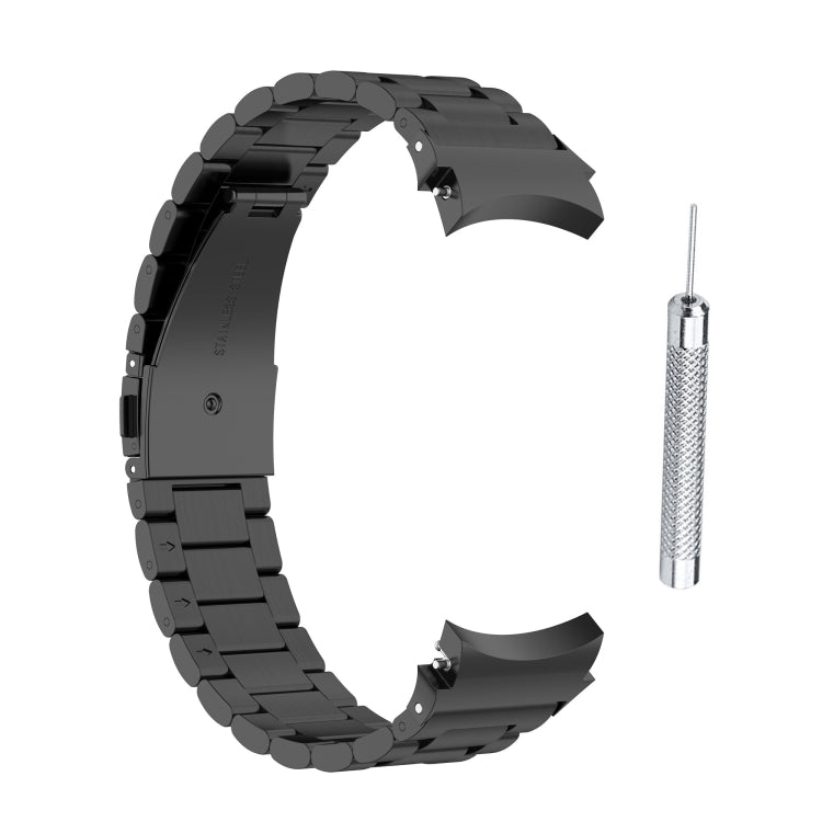 Cinturino di ricambio per cinturino in acciaio a tre ceppi, For Samsung Galaxy Watch4 / Watch4 Classic