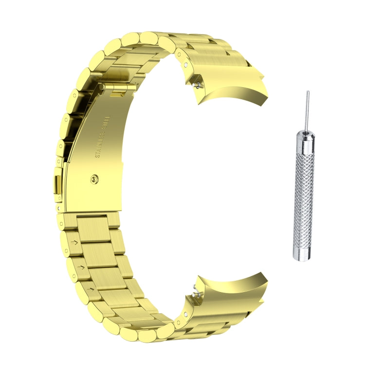 Cinturino di ricambio per cinturino in acciaio a tre ceppi, For Samsung Galaxy Watch4 / Watch4 Classic