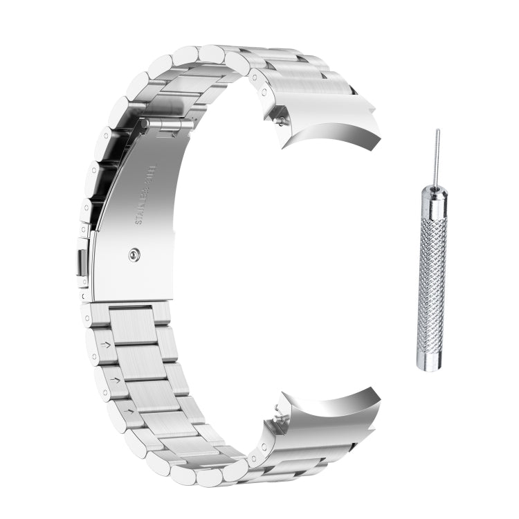 Cinturino di ricambio per cinturino in acciaio a tre ceppi, For Samsung Galaxy Watch4 / Watch4 Classic