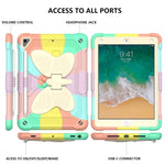 Custodia silicone beige con supporto per iPad 9.7 e 10.2