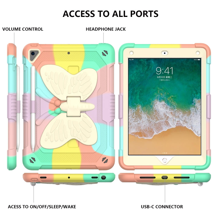 Custodia silicone beige con supporto per iPad 9.7 e 10.2