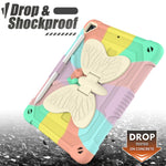 Custodia silicone beige con supporto per iPad 9.7 e 10.2