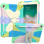 Custodia silicone beige con supporto per iPad 9.7 e 10.2