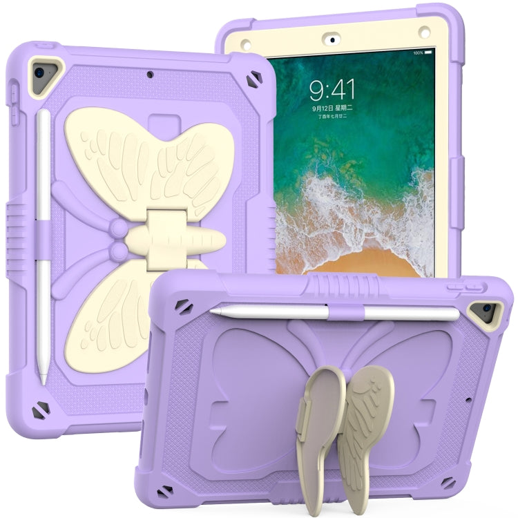Custodia silicone beige con supporto per iPad 9.7 e 10.2