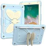 Custodia silicone beige con supporto per iPad 9.7 e 10.2