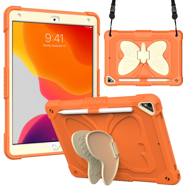 Custodia silicone beige con supporto per iPad 9.7 e 10.2