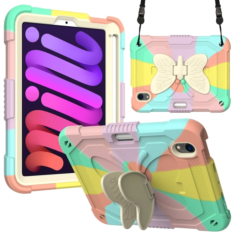 Custodia silicone beige con supporto per iPad 9.7 e 10.2