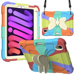 Custodia silicone beige con supporto per iPad 9.7 e 10.2
