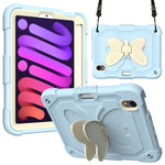 Custodia silicone beige con supporto per iPad 9.7 e 10.2