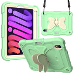Custodia silicone beige con supporto per iPad 9.7 e 10.2