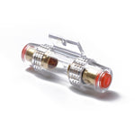 Auto 100 Amp Audio AGU Portafusibili Portafusibili 4 6 8 Calibro Inline Placcato Oro, 100 Amp
