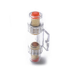 Auto 100 Amp Audio AGU Portafusibili Portafusibili 4 6 8 Calibro Inline Placcato Oro, 100 Amp