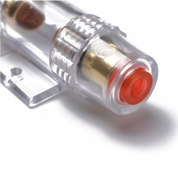 Auto 100 Amp Audio AGU Portafusibili Portafusibili 4 6 8 Calibro Inline Placcato Oro, 100 Amp